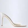 Oh Polly Fall Outfits | Party Dresses^Almond-Toe Heeled Mules in Transparent PVC TransparentPVC