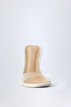 Oh Polly Fall Outfits | Party Dresses^Almond-Toe Heeled Mules in Transparent PVC TransparentPVC