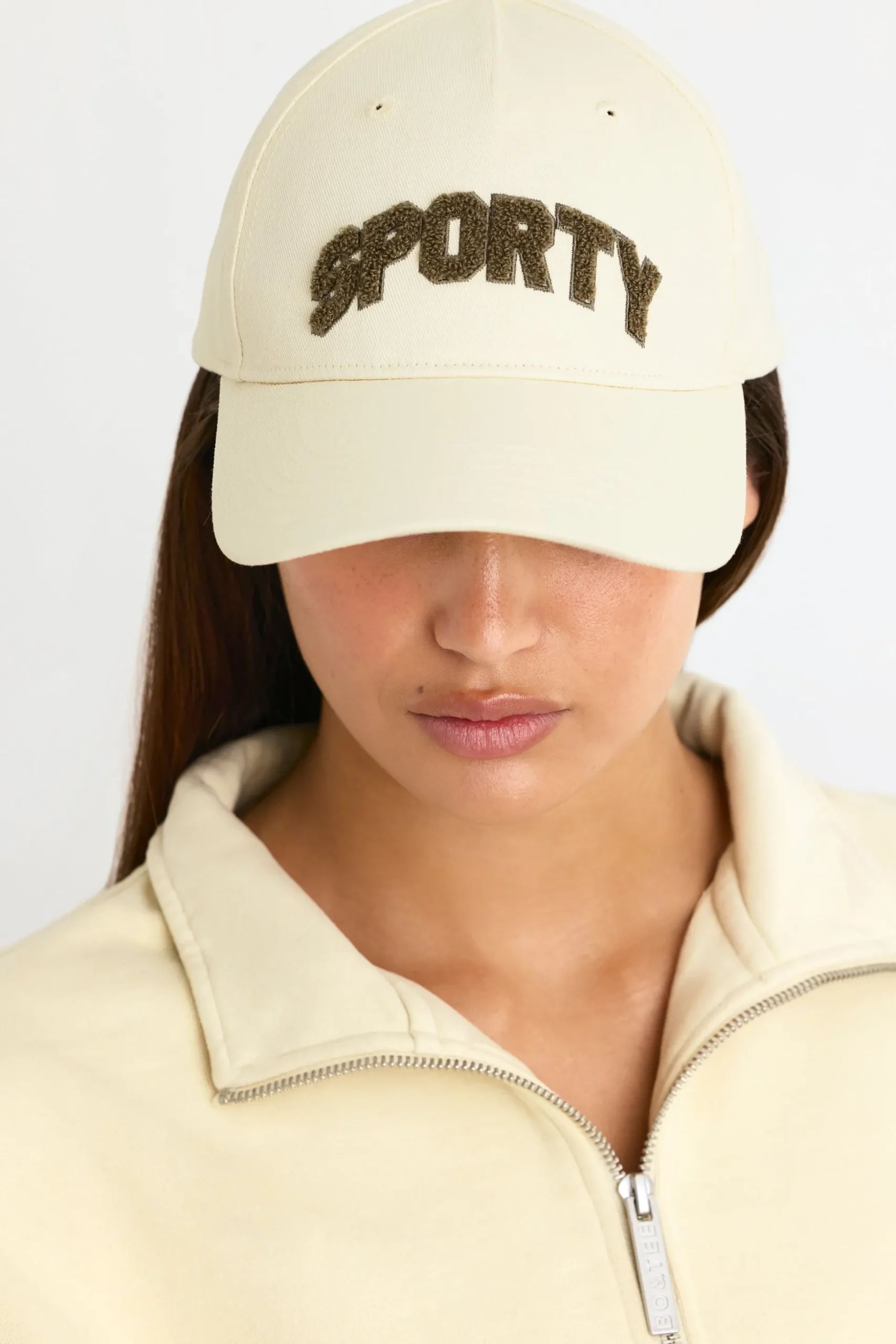 Oh Polly Women'S Clothing Sale - $65 And Under | Women'S Clothing Sale - $40 And Under^Appliqué Baseball Cap in Bone