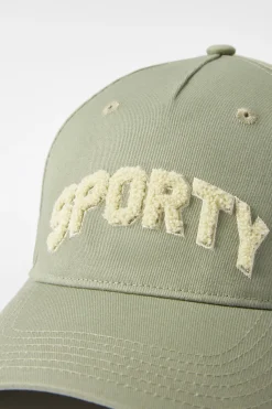 Oh Polly Women'S Clothing Sale - $65 And Under | Women'S Clothing Sale - $40 And Under^Appliqué Baseball Cap in Mineral