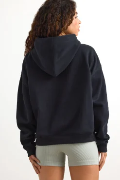 Oh Polly Tracksuits | Sweatshirts^Appliqué Oversized Hoodie in Black
