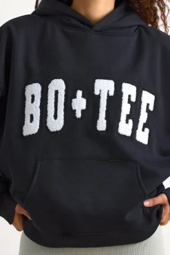 Oh Polly Tracksuits | Sweatshirts^Appliqué Oversized Hoodie in Black