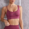 Oh Polly Women'S Clothing Sale - $65 And Under | Women'S Clothing Sale - $40 And Under^Asymmetric Sports Bra in Dark Rose DarkRose