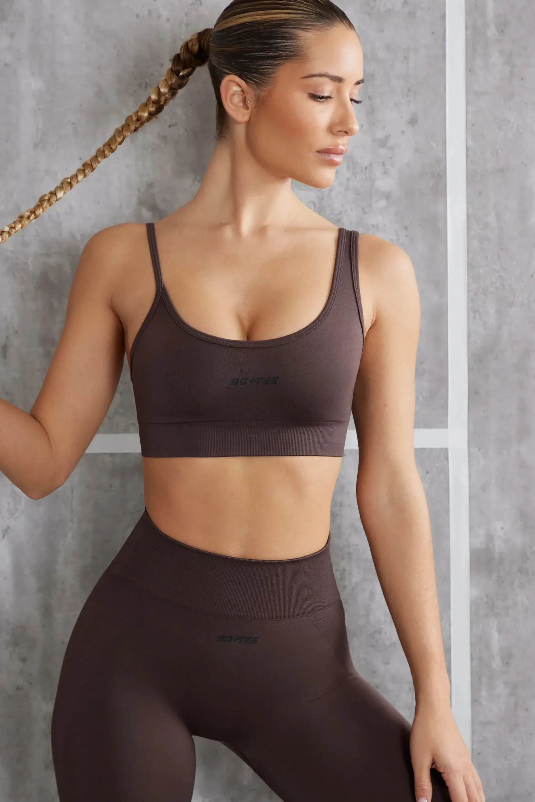 Oh Polly Women'S Clothing Sale - $65 And Under | Women'S Clothing Sale - $40 And Under^Asymmetric Sports Bra in Brown