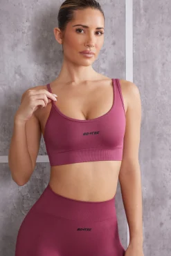 Oh Polly Women'S Clothing Sale - $65 And Under | Women'S Clothing Sale - $40 And Under^Asymmetric Sports Bra in Dark Rose DarkRose