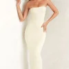 Oh Polly Bride To Be | Tencel™ Modal Dresses^Bandeau Maxi Dress in Ivory