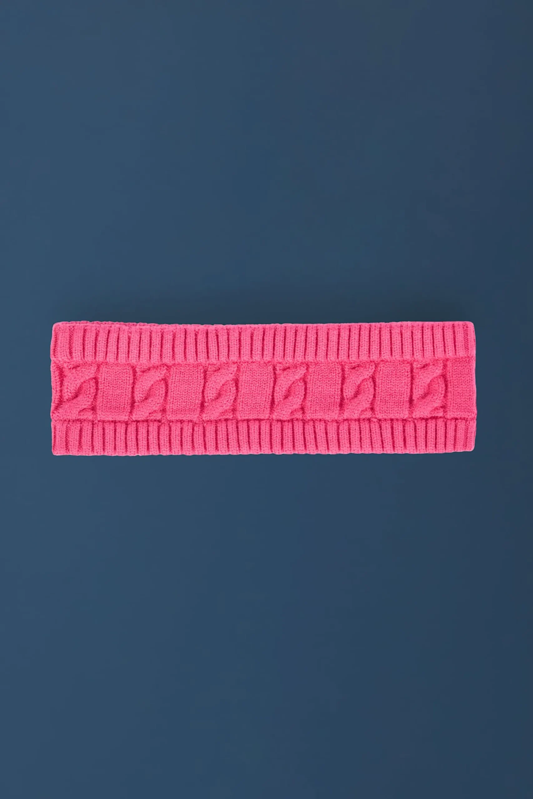 Oh Polly Gym Accessories | Knitwear^Cable-Knit Headband in Hot Pink HotPink