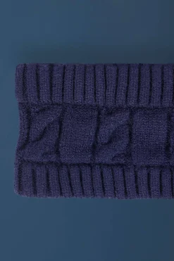 Oh Polly Knitwear | Gym Accessories^Cable-Knit Headband in Navy