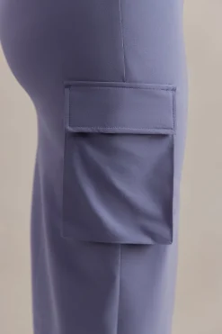 Oh Polly Women'S Clothing Sale - $65 And Under | Women'S Clothing Sale - $40 And Under^Cargo Maxi Skirt in Dusty Blue Navy