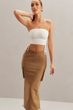 Oh Polly Women'S Clothing Sale - $65 And Under | Women'S Clothing Sale - $40 And Under^Cargo Maxi Skirt in Tan