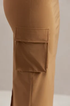 Oh Polly Women'S Clothing Sale - $65 And Under | Women'S Clothing Sale - $40 And Under^Cargo Maxi Skirt in Tan