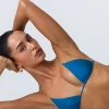 Oh Polly Bikini Sets | Bikini Tops^Chain-Embellished Triangle Bikini Top in Ocean Blue OceanBlue