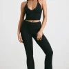 Oh Polly Knitwear | Matching Sets^Chunky Knit Kick Flare Trousers in Black