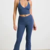 Oh Polly Knitwear | Matching Sets^Chunky Knit Kick Flare Trousers in Washed Navy WashedNavy