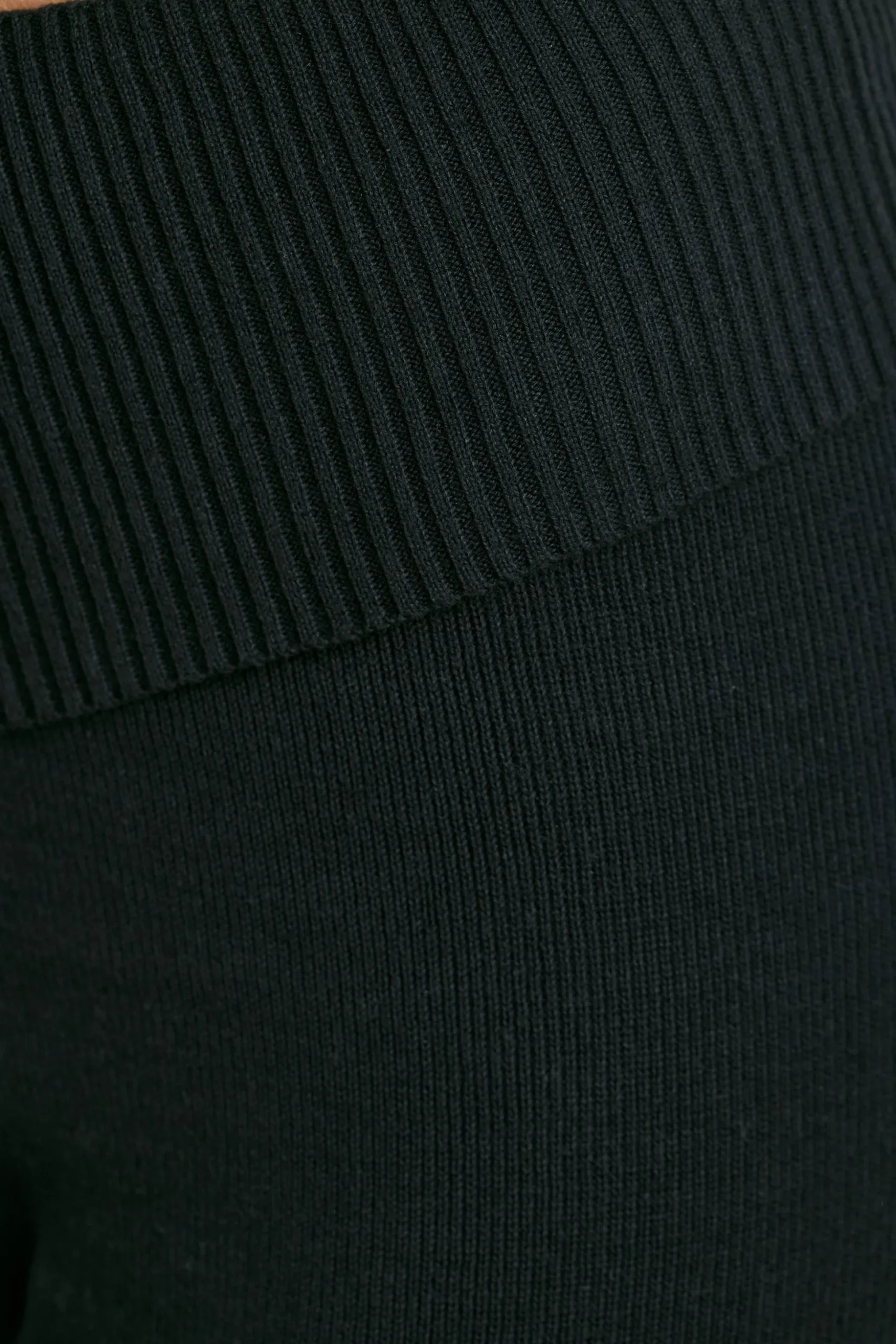 Oh Polly Knitwear | Matching Sets^Chunky Knit Kick Flare Trousers in Black