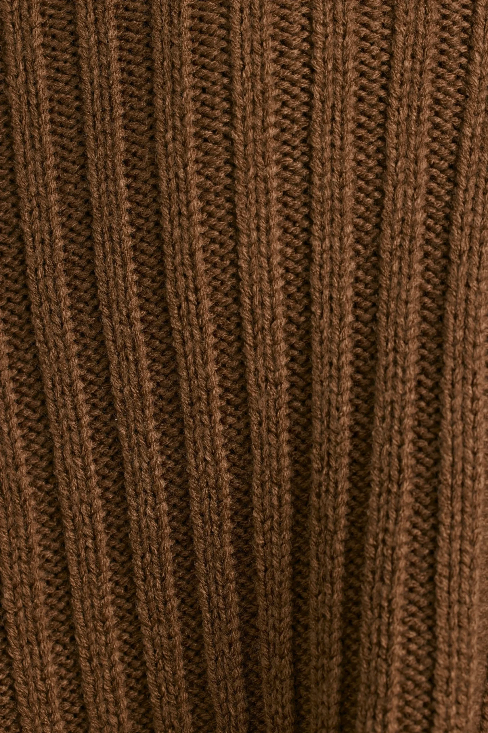 Oh Polly Knitwear^Chunky Knit Shrug in Espresso
