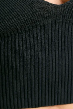 Oh Polly Knitwear | Matching Sets^Chunky Knit Tank Top in Black