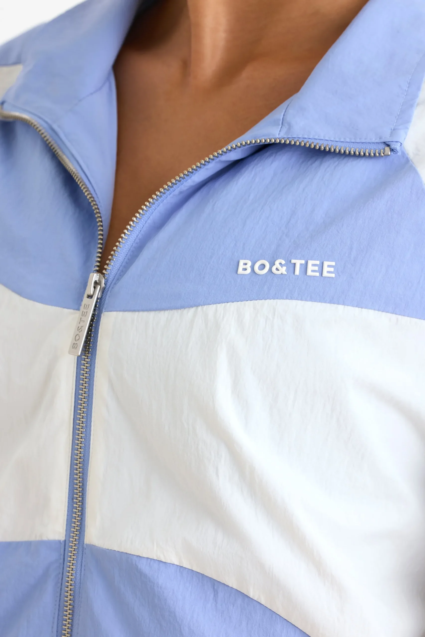Oh Polly Coats | Tracksuits^Colourblock Track Jacket in Lavender Blue LavenderBlue