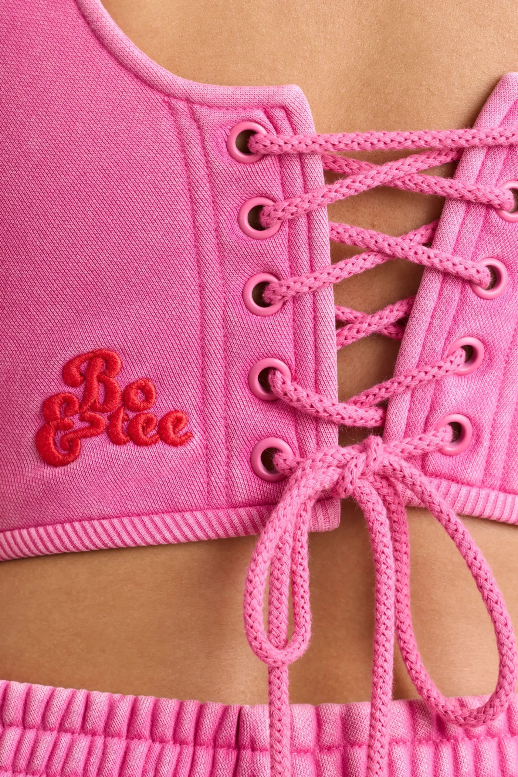 Oh Polly Matching Sets | Tops^Corset Crop Top in Hot Pink HotPink