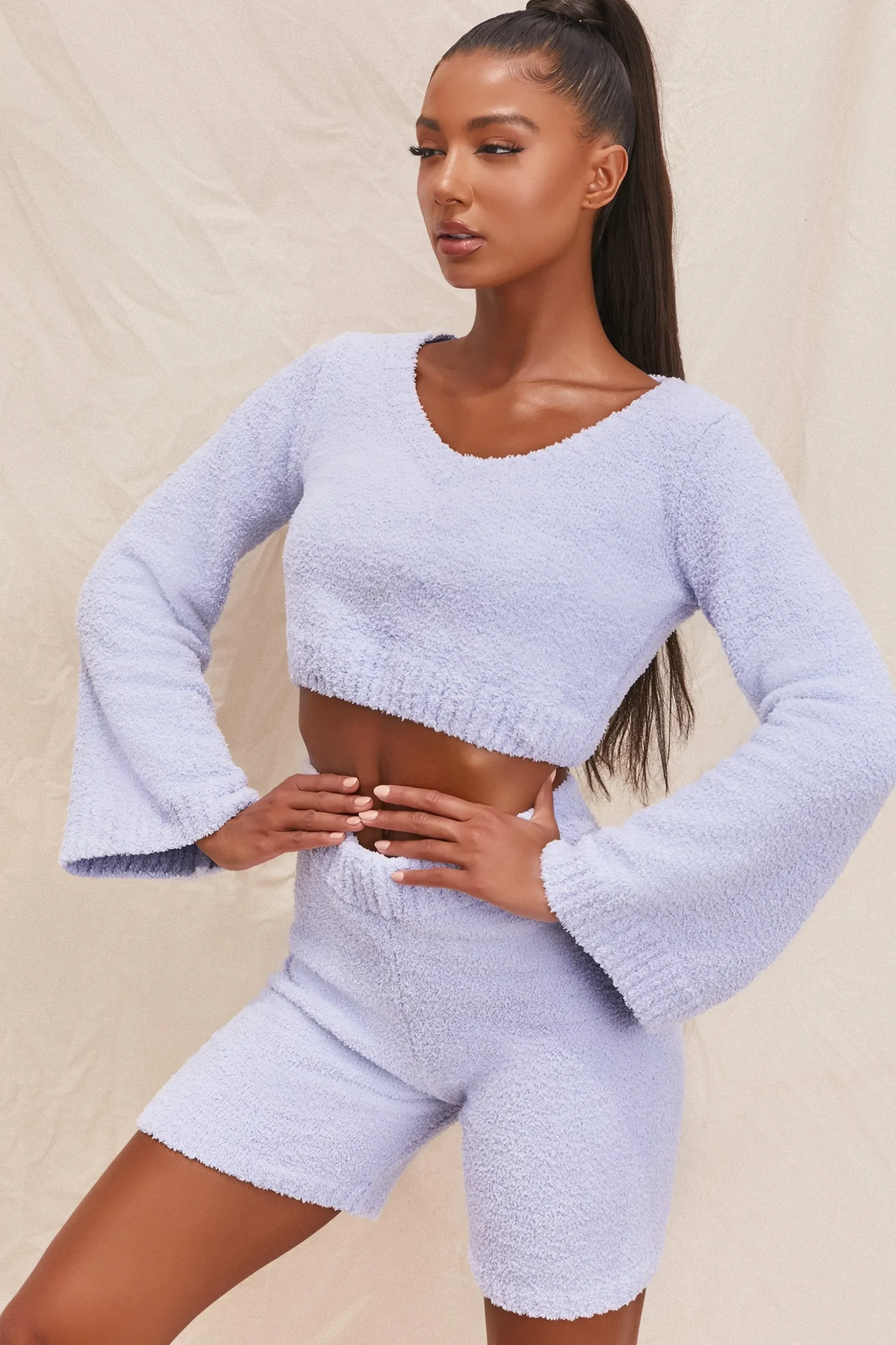 Oh Polly Women'S Clothing Sale - $65 And Under | Women'S Clothing Sale - $40 And Under^Cosy Lounge Shorts in Baby Blue