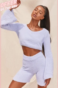 Oh Polly Women'S Clothing Sale - $65 And Under | Women'S Clothing Sale - $40 And Under^Cosy Lounge Shorts in Baby Blue