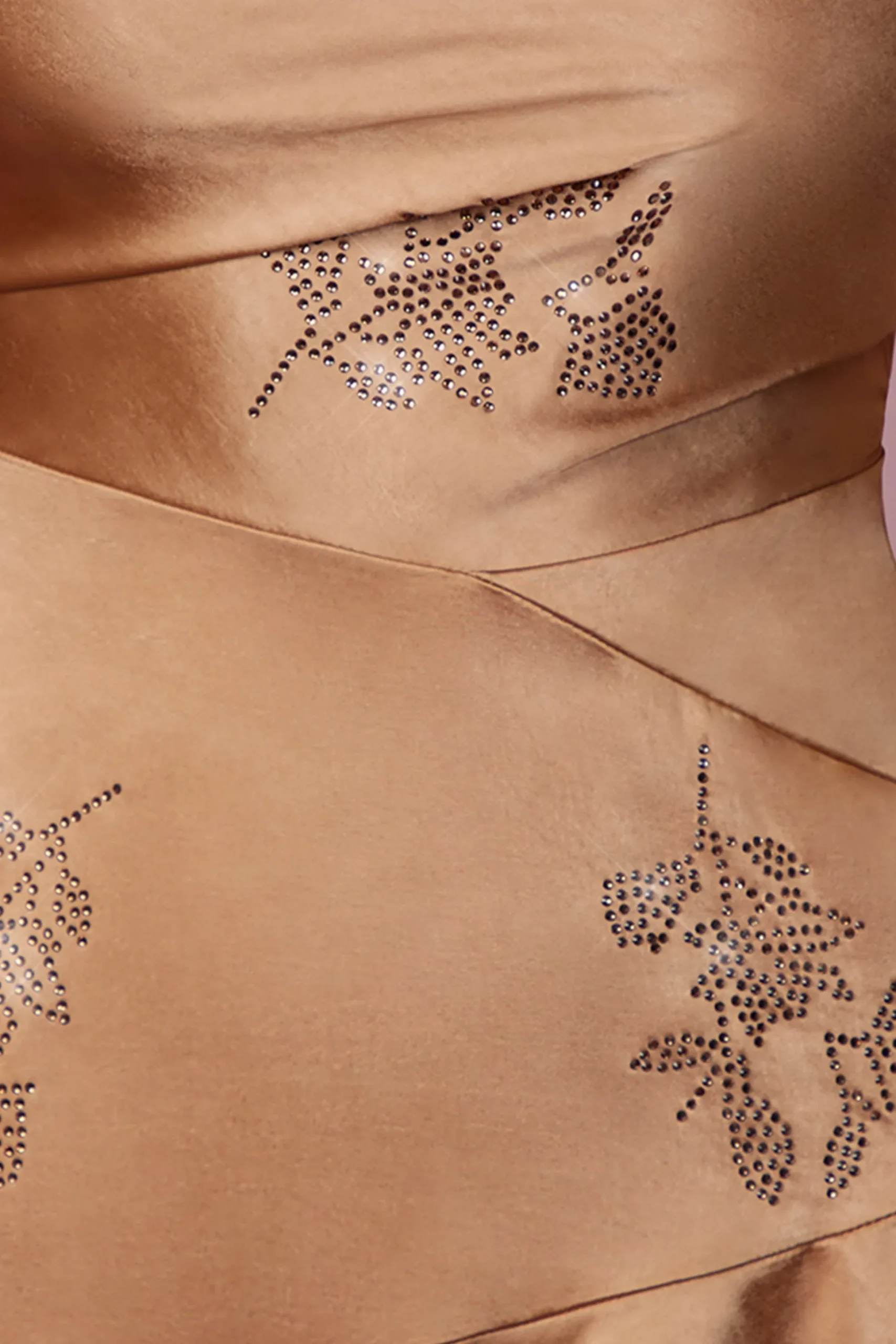 Oh Polly Women'S Clothing Sale - $65 And Under | Women'S Clothing Sale - $40 And Under^Cowl Neck Handkerchief Hem Mini Dress in Beige