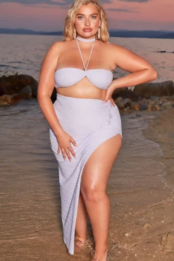 Oh Polly Women'S Clothing Sale - $65 And Under | Women'S Clothing Sale - $40 And Under^Crochet Split Leg Maxi Skirt in Lilac