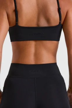 Oh Polly Matching Sets | Leggings^Cross Waistband Flare Pocket Leggings in Black