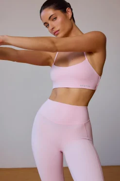 Oh Polly Matching Sets | Sports Bras^Cross-Back Sports Bra in Soft Pink SoftPink