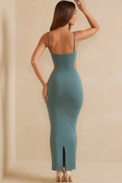 Oh Polly Tencel™ Modal Dresses^Cut Out Maxi Dress in Teal