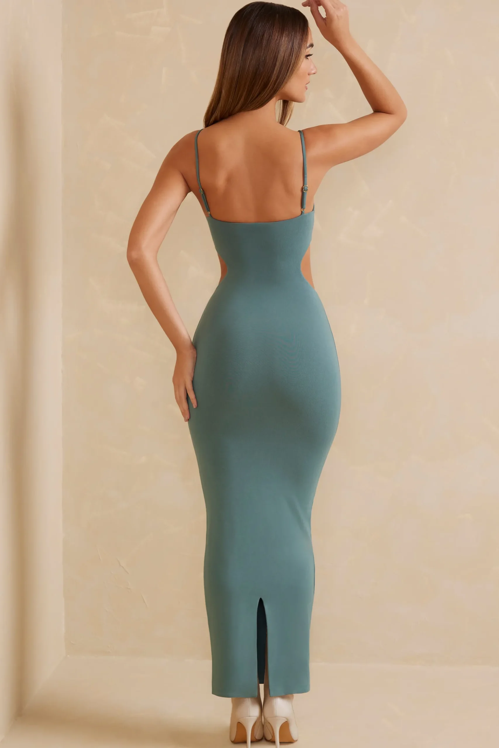 Oh Polly Tencel™ Modal Dresses^Cut Out Maxi Dress in Teal