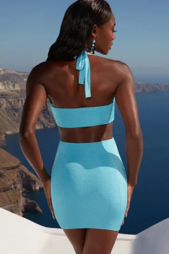 Oh Polly Women'S Clothing Sale - $65 And Under | Women'S Clothing Sale - $40 And Under^Cut Out Twist Mini Dress in Blue