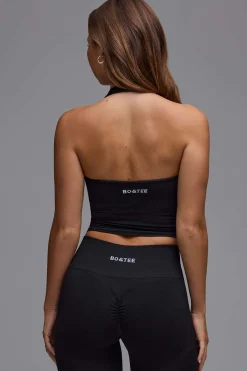 Oh Polly Matching Sets | Tops^Define Luxe Halterneck Tank Top in Black