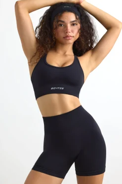 Oh Polly Matching Sets | Shorts^Define Luxe High Waist Mini Shorts in Jet Black JetBlack
