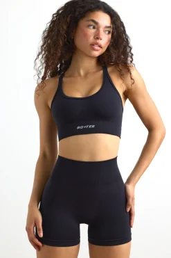 Oh Polly Matching Sets | Shorts^Define Luxe High Waist Mini Shorts in Jet Black JetBlack
