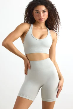 Oh Polly Women'S Clothing Sale - $65 And Under | Women'S Clothing Sale - $40 And Under^Define Luxe High-Waist Biker Shorts in Fog LightGrey