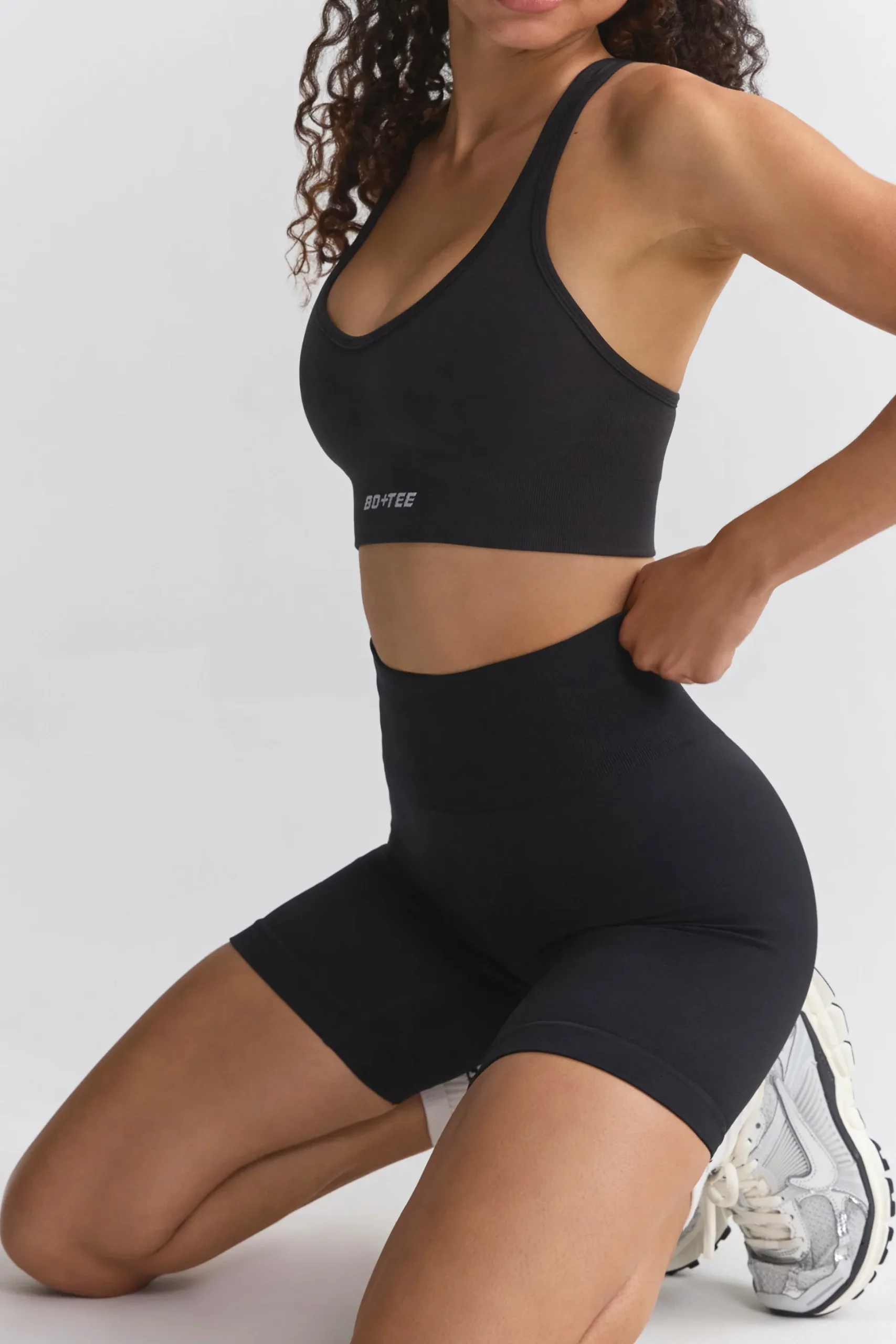 Oh Polly Matching Sets | Shorts^Define Luxe High-Waist Biker Shorts in Jet Black JetBlack