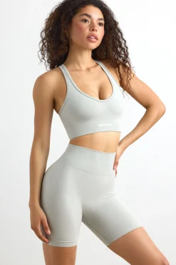 Oh Polly Women'S Clothing Sale - $65 And Under | Women'S Clothing Sale - $40 And Under^Define Luxe High-Waist Biker Shorts in Fog LightGrey