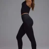 Oh Polly Matching Sets | Leggings^Define Luxe High-Waist Leggings in Black