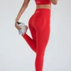 Oh Polly Women'S Clothing Sale - $65 And Under^Define Luxe High-Waist Leggings in Poppy Red