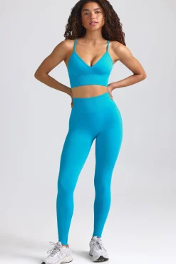 Oh Polly Women'S Clothing Sale - $65 And Under | Women'S Clothing Sale - $40 And Under^Define Luxe High-Waist Leggings in Turquoise Blue