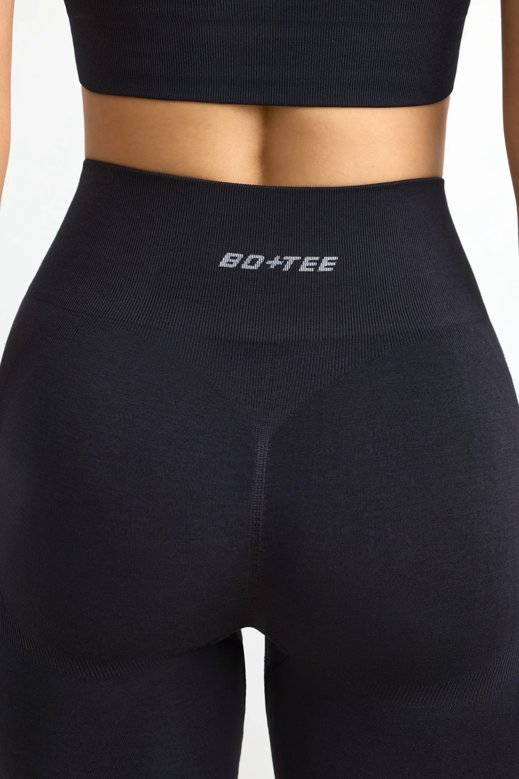Oh Polly Matching Sets | Leggings^Define Luxe High-Waist Leggings in Jet Black