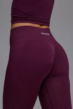Oh Polly Matching Sets | Leggings^Define Luxe High-Waist Leggings in Grape