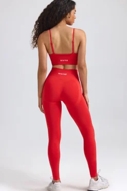 Oh Polly Women'S Clothing Sale - $65 And Under^Define Luxe High-Waist Leggings in Poppy Red