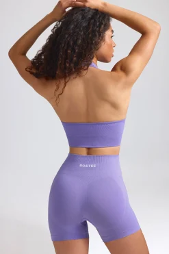 Oh Polly Matching Sets | Shorts^Define Luxe Mini Shorts in Purple