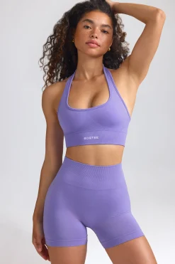 Oh Polly Matching Sets | Shorts^Define Luxe Mini Shorts in Purple