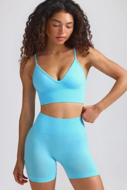 Oh Polly Women'S Clothing Sale - $40 And Under | Women'S Clothing Sale - $65 And Under^Define Luxe Mini Shorts in Sky Blue
