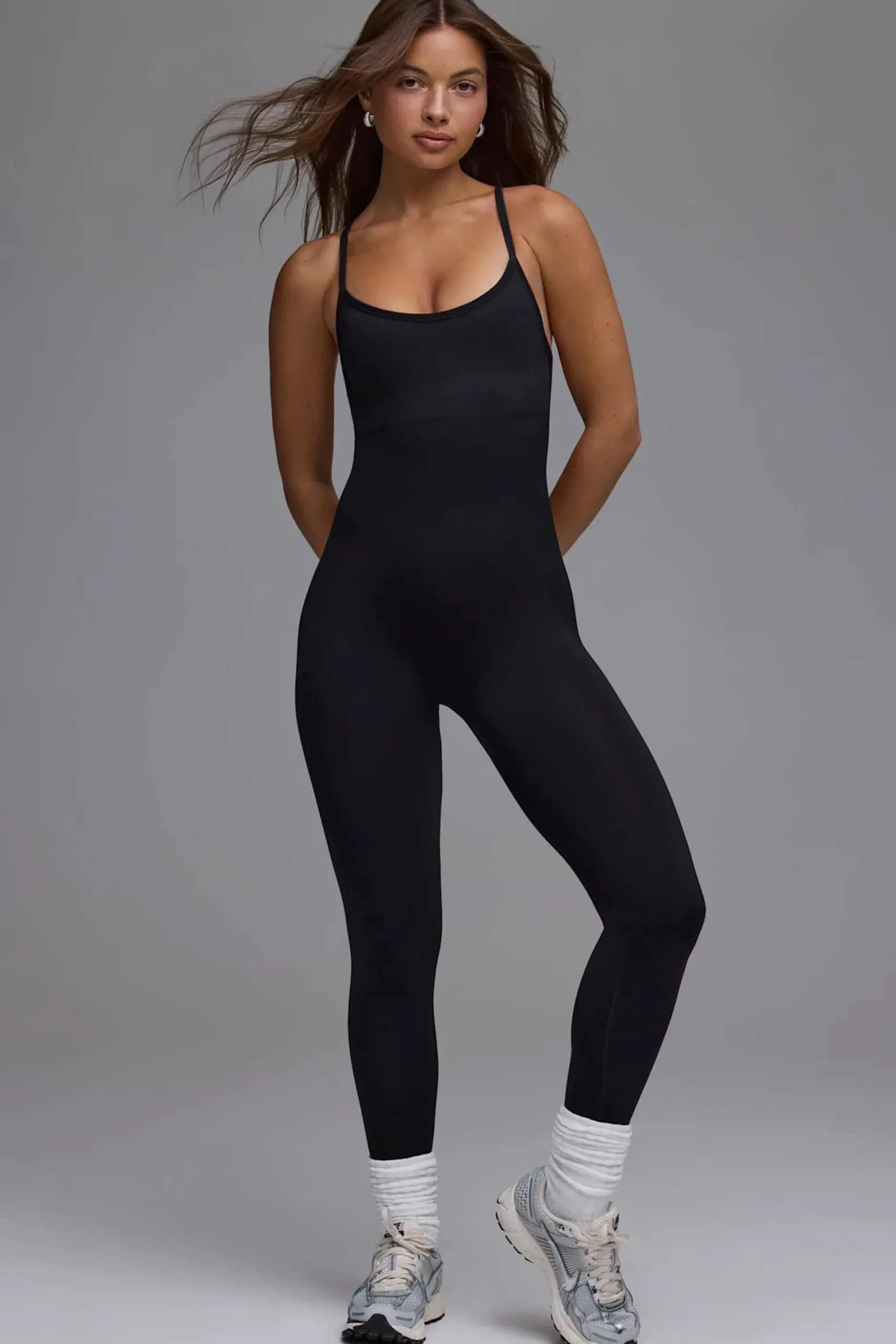 Oh Polly Unitards | Jumpsuits & Unitards^Define Luxe Multiway Open-Back Jumpsuit in Black