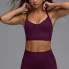Oh Polly Matching Sets | Sports Bras^Define Luxe Multiway Sports Bra in Grape