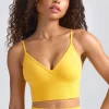 Oh Polly Women'S Clothing Sale - $65 And Under | Women'S Clothing Sale - $40 And Under^Define Luxe V-Neck Sports Bra in Golden Yellow